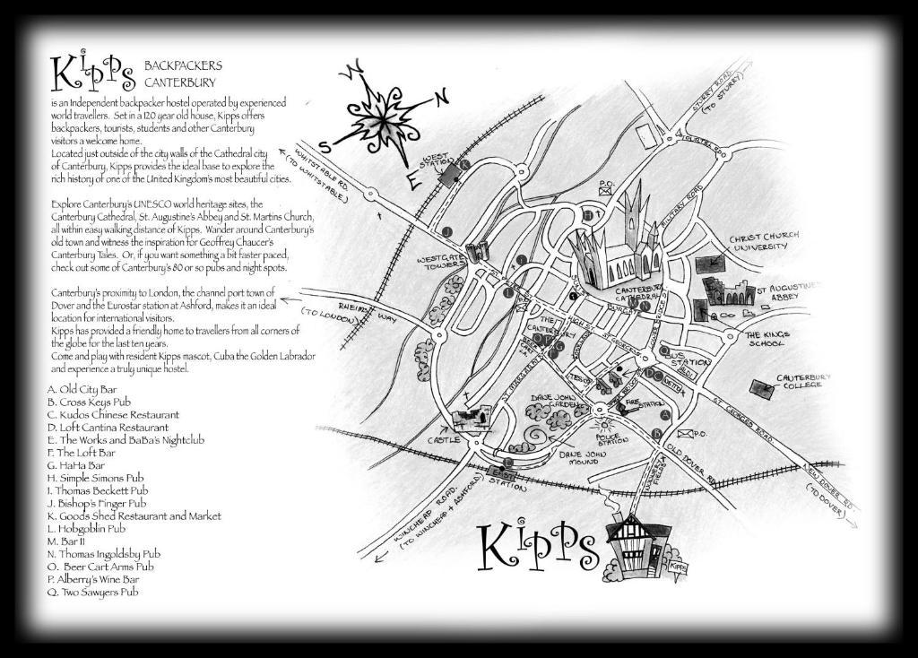 Kipps Backpackers แคนเทอร์เบอรี ภายนอก รูปภาพ